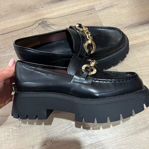 Platform Zara loafers size 39